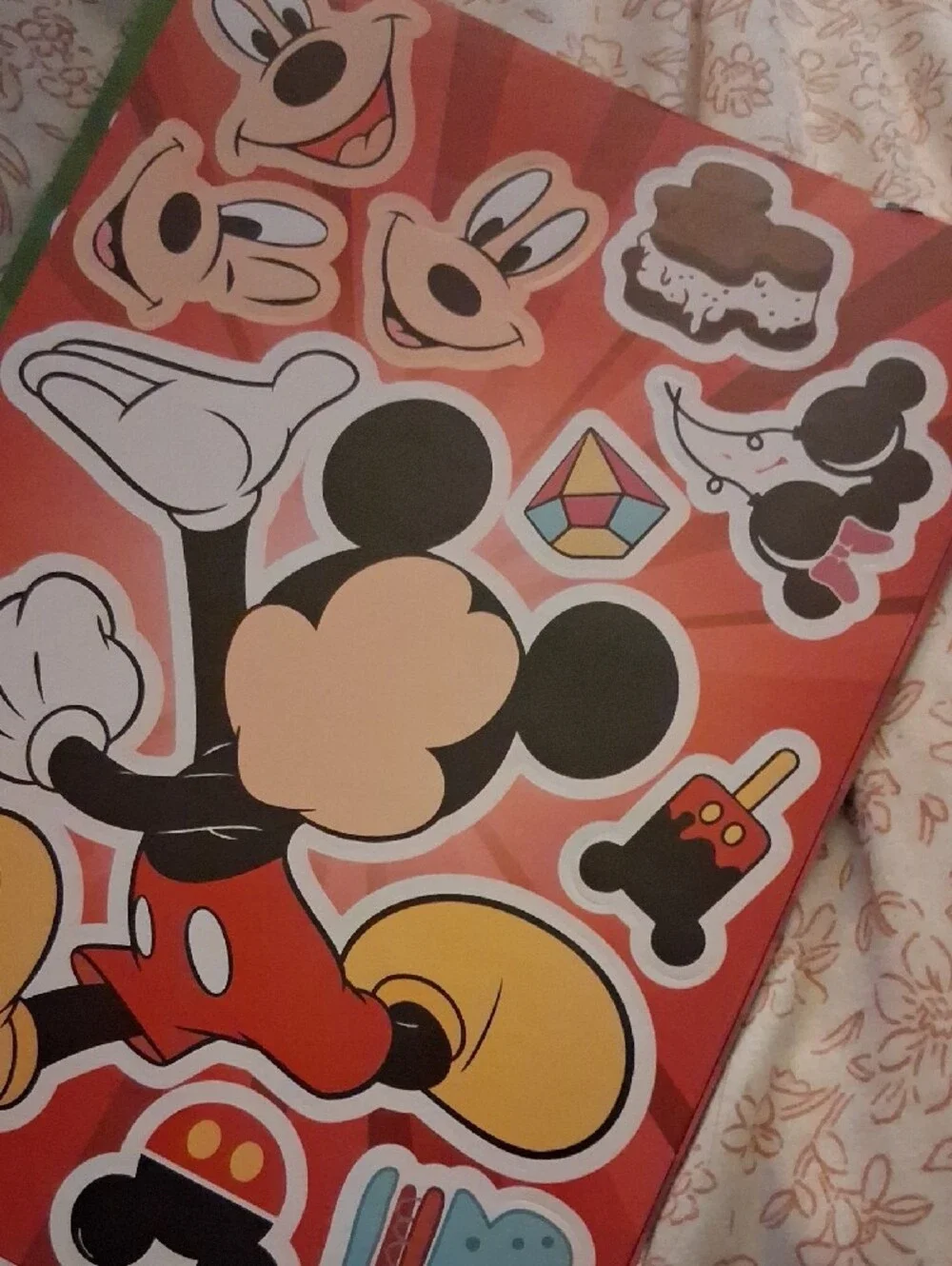 New! Disney Character Sticker Sheets